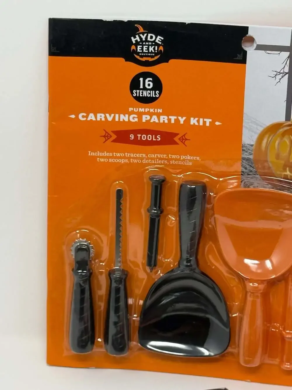 Pumpkin Carving Party Kit & Napkins Halloween Bundle
